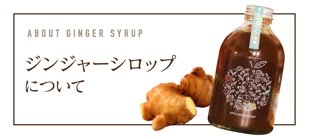 ジンジャーシロップについて