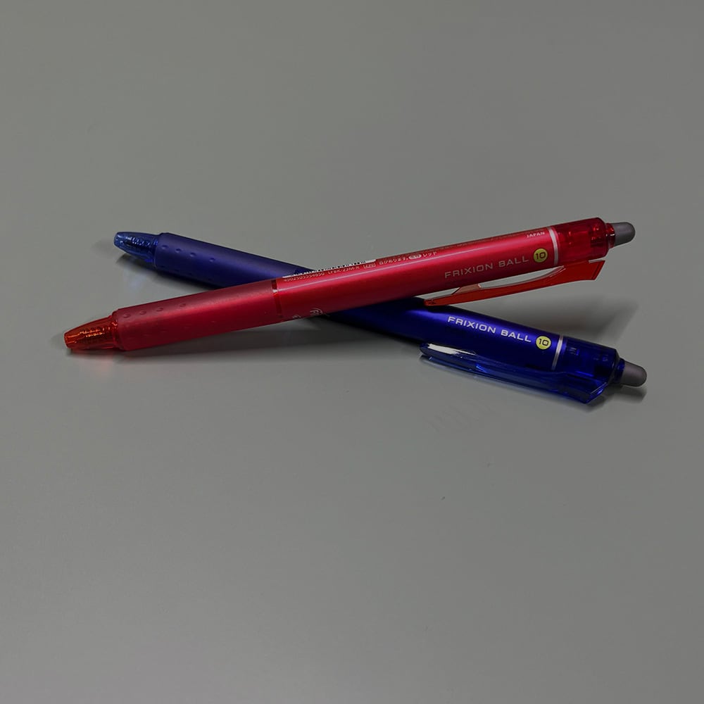 フリクション<br>コンビニ等で販売<br>
（当サイトでも販売）