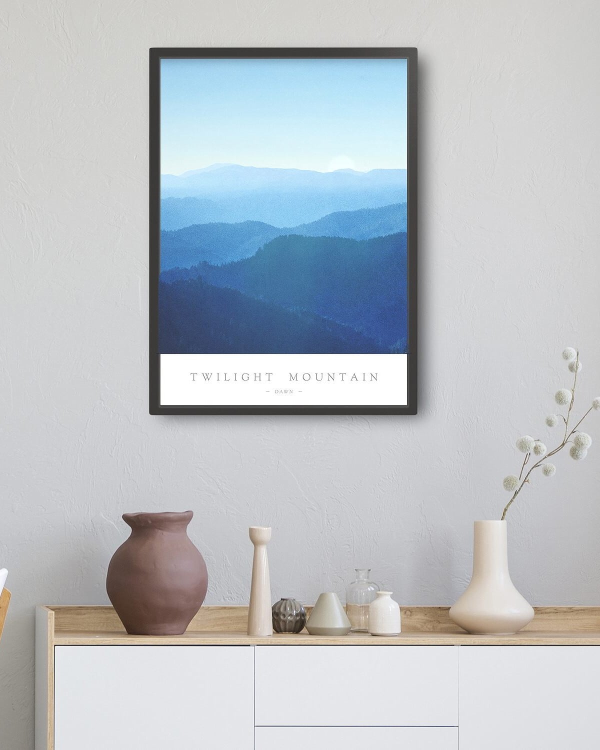 Twilight mountain-dawn-