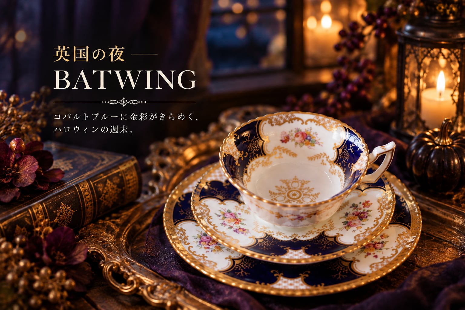 英国名窯コールポートの華麗な装飾<BR>
週末限定 最大20%OFF<BR>
