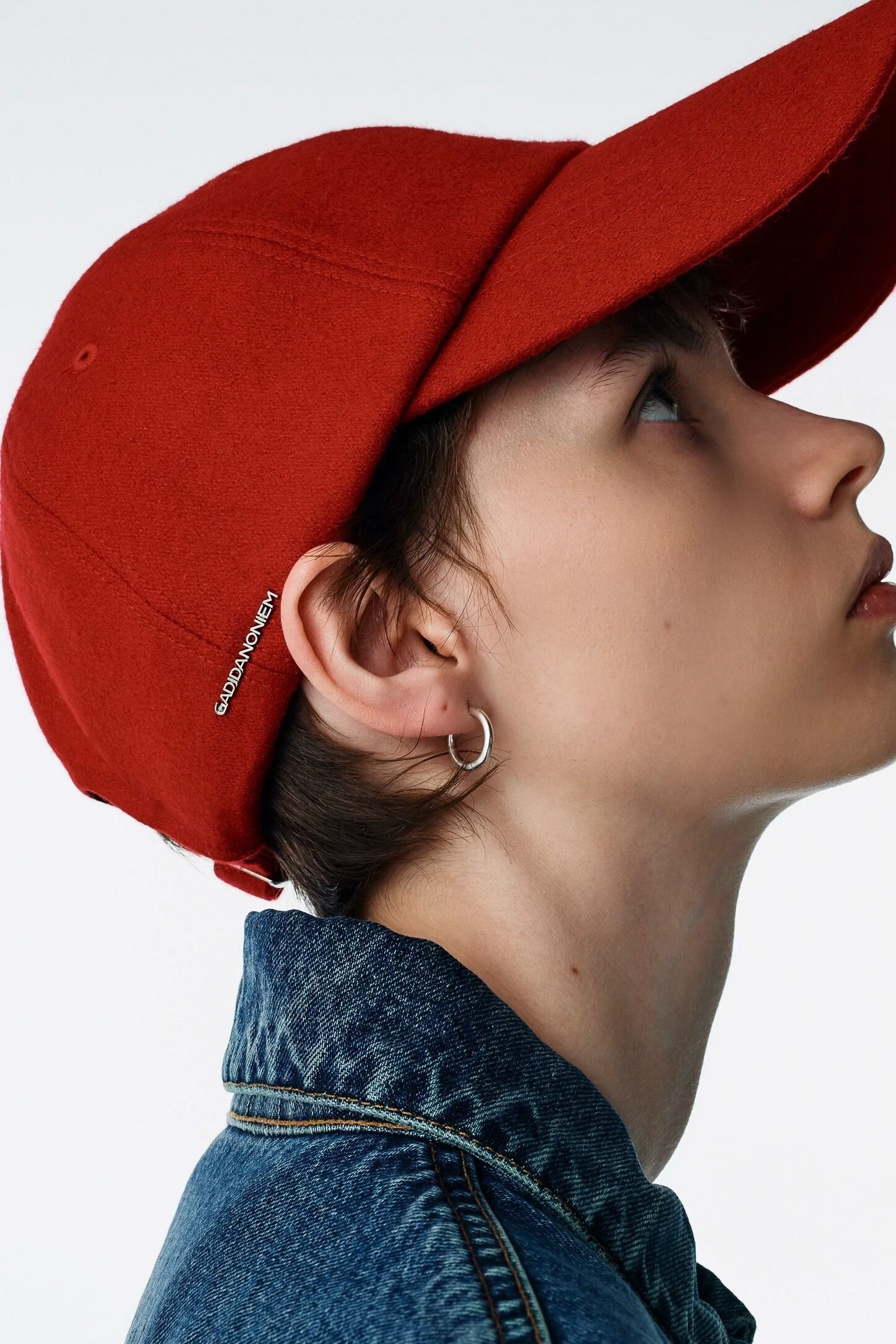 GADID ANONIEM GUERIN / RED ストール ステッカー付き GADID ANONIEM GUERIN / RED ストール ステッカー付き