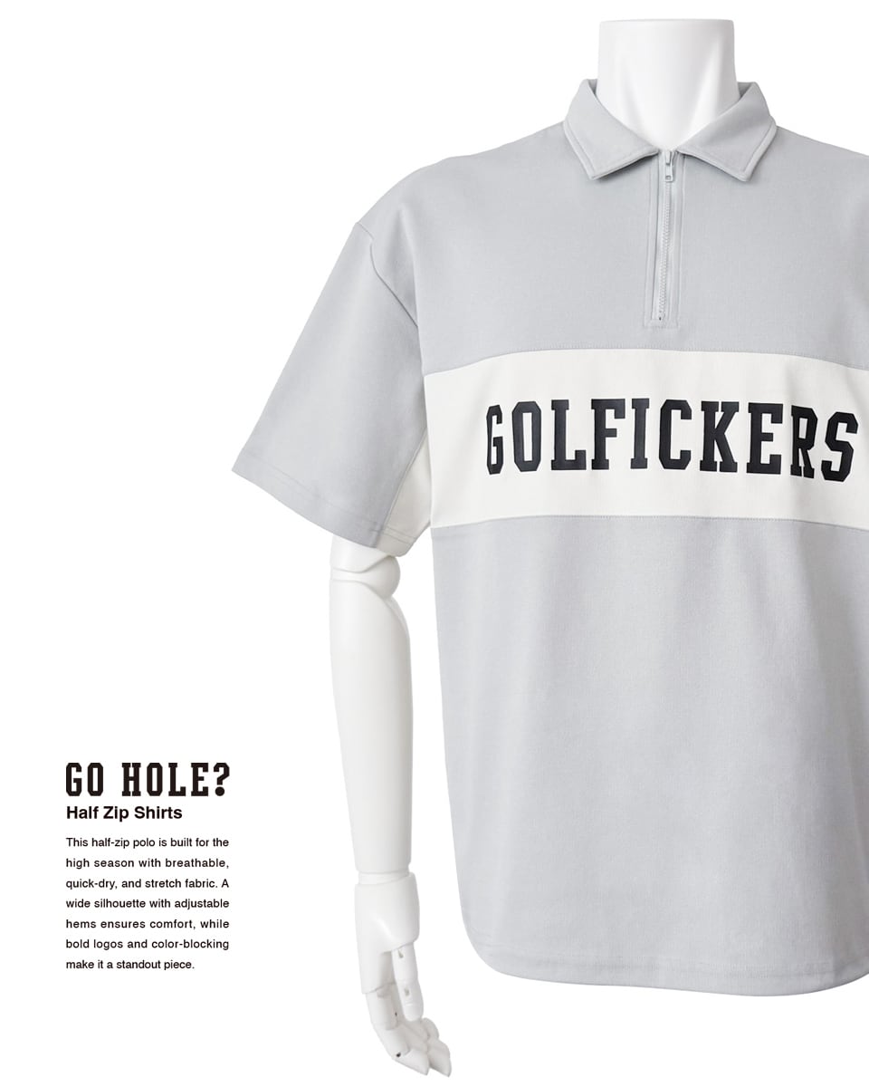 ゴルフィッカーズ　golfickers セットアップ　ブラックXLサイズ ゴルフィッカーズ golfickers セットアップ ブラックXLサイズ