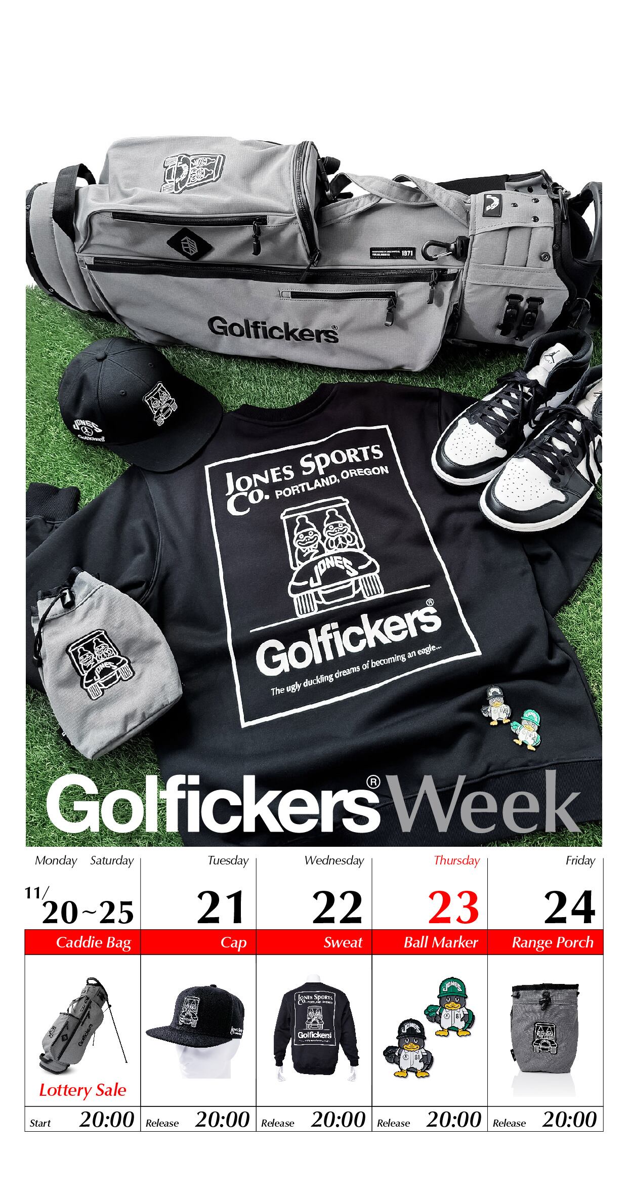 Golfickers ネームタグ