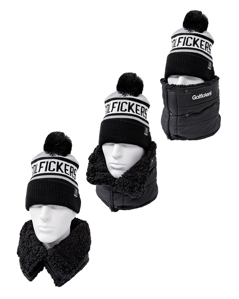 Golfickers 新色ニットキャップ ゴルフィッカーズ golfickers ニットキャップ ゴルフィッカーズ　ニットキャップ　ブラック