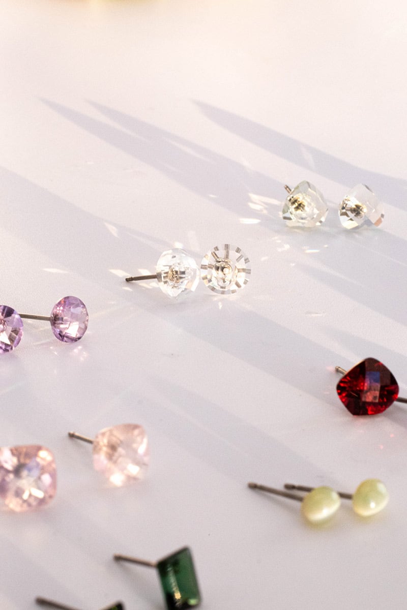 穴開けルースで作る
ｍａｈジュエリー