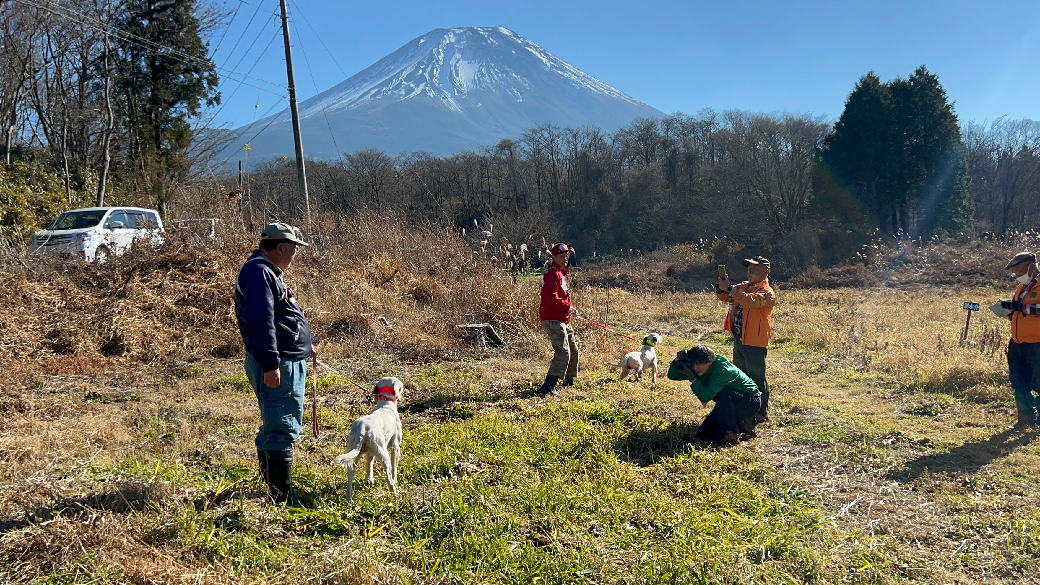 フィールドトライアル競技を応援しています。