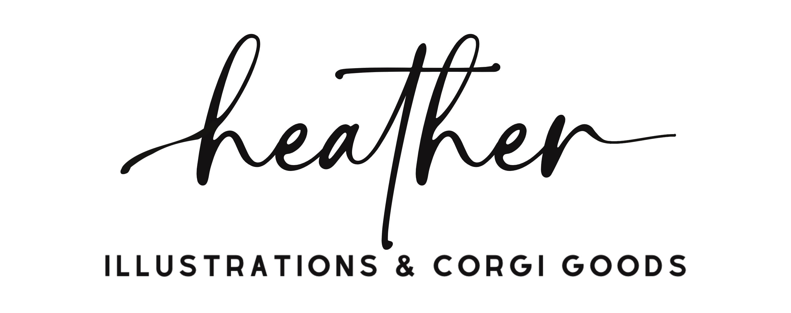heather -illustrations and corgi goods-