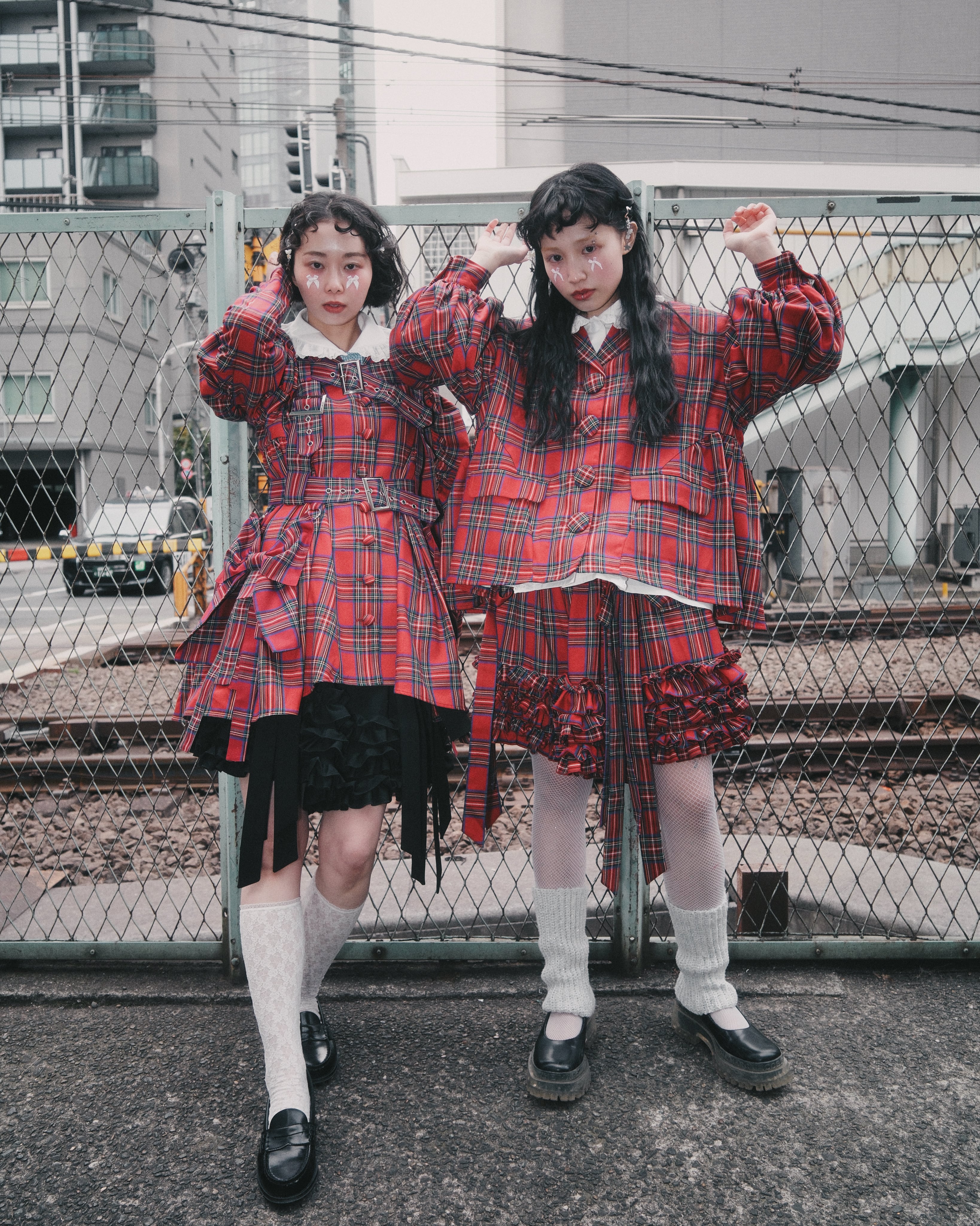 【HEIHEI】フリルスカートハーネス RED リボンハーネス RED | HEIHEI PRE ORDER SHOP