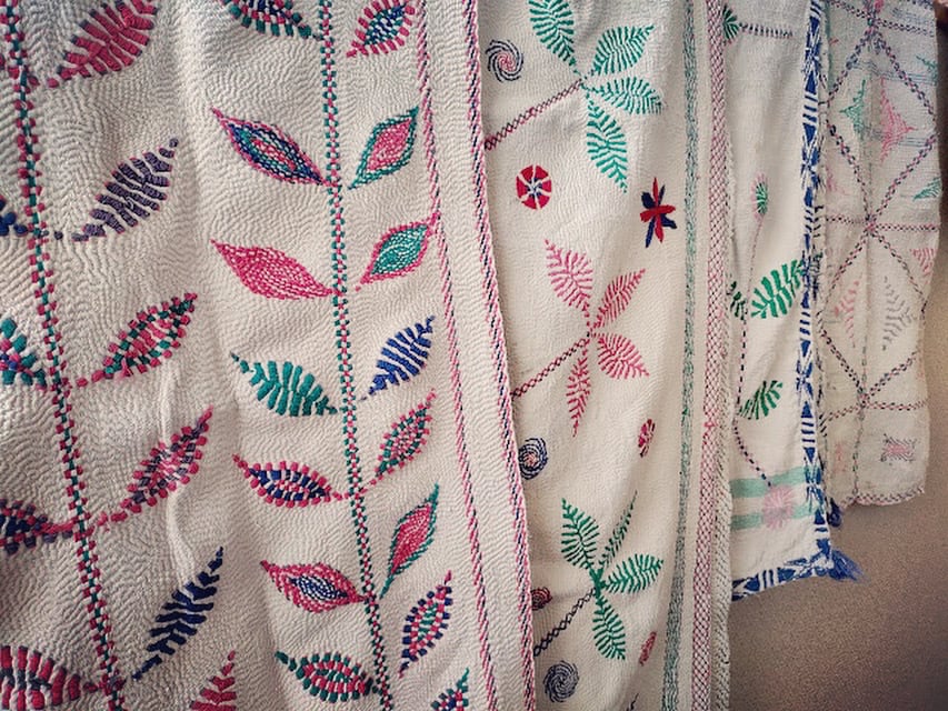 Old Kantha Quilt Hello. Bliss