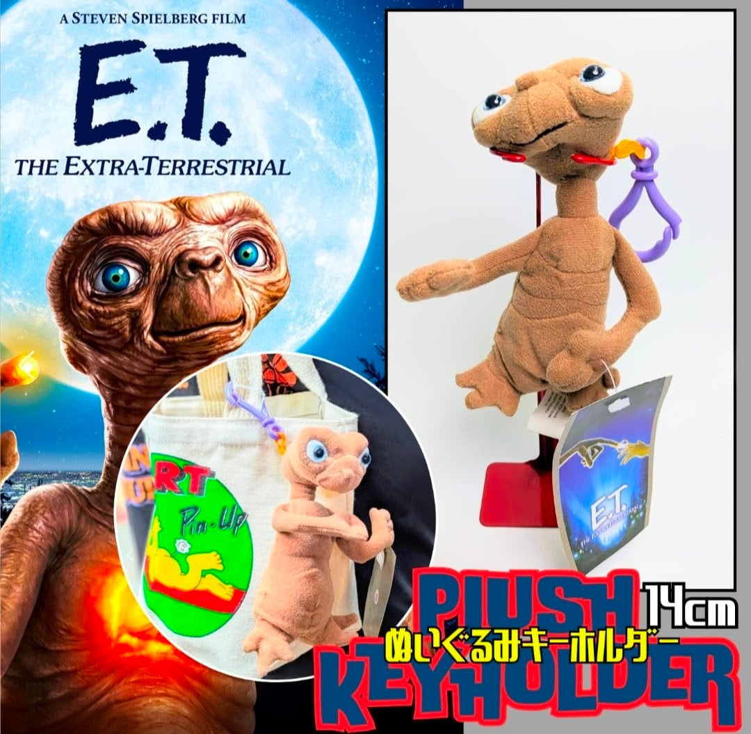 ☆DEADSTOCK / VINTAGE 90'☆
US Limited
【 E.T. ぬいぐるみキーホルダー 】単品(1個)
plush KeyHolder