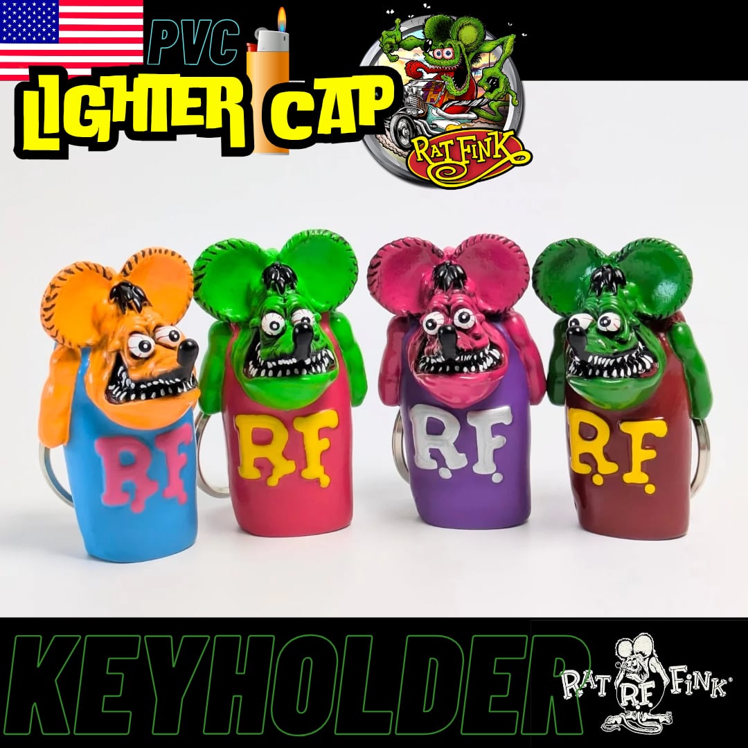 【 RAT FINK（ ラットフィンク ）】
Lighter Cap KeyHolder ( ライターキャップキーホルダー )