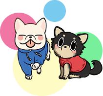 寄り添う2匹の猫