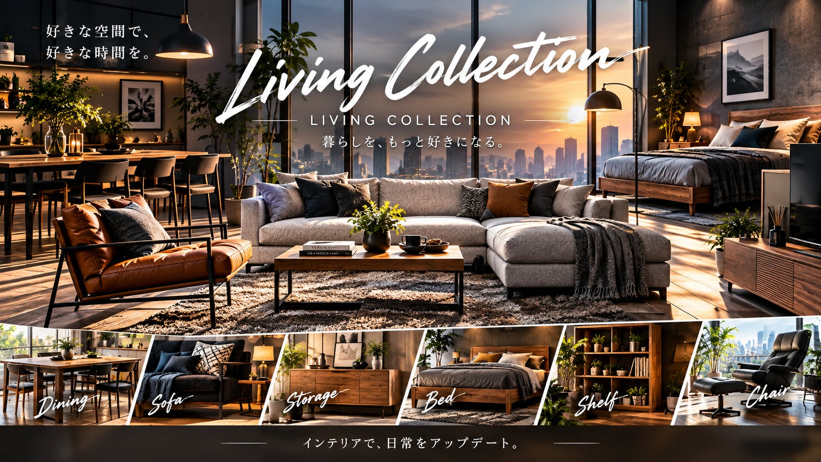 FEATURE
デザイナーズ家具フェア  LIVING COLLECTION