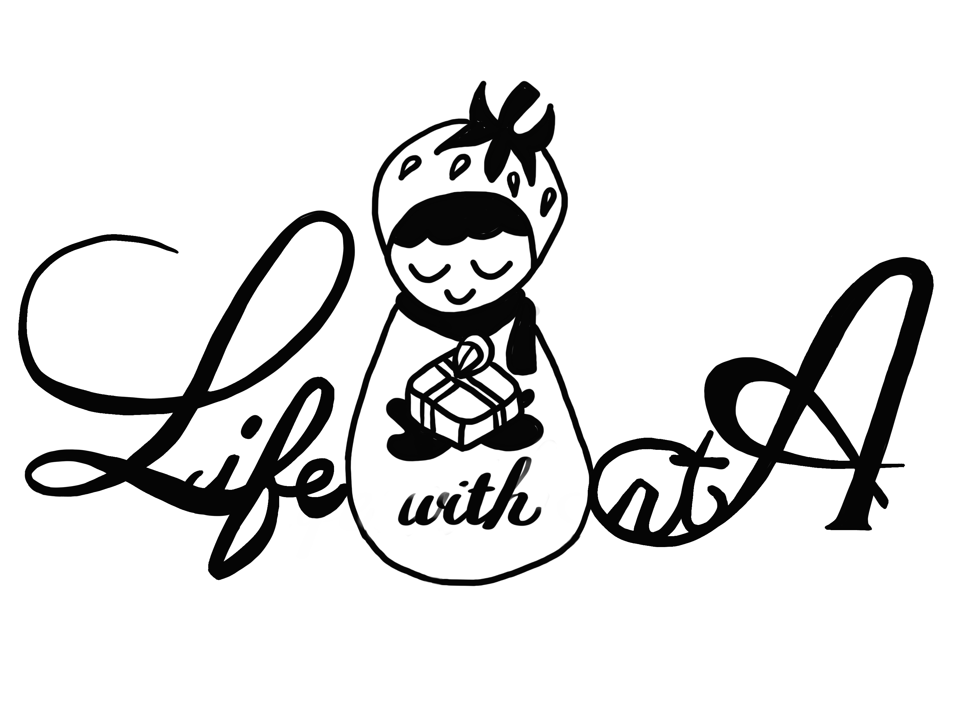 【デジタルアート】音無しの滝で ～京都大原にて～ 苺いち絵 Life with Art