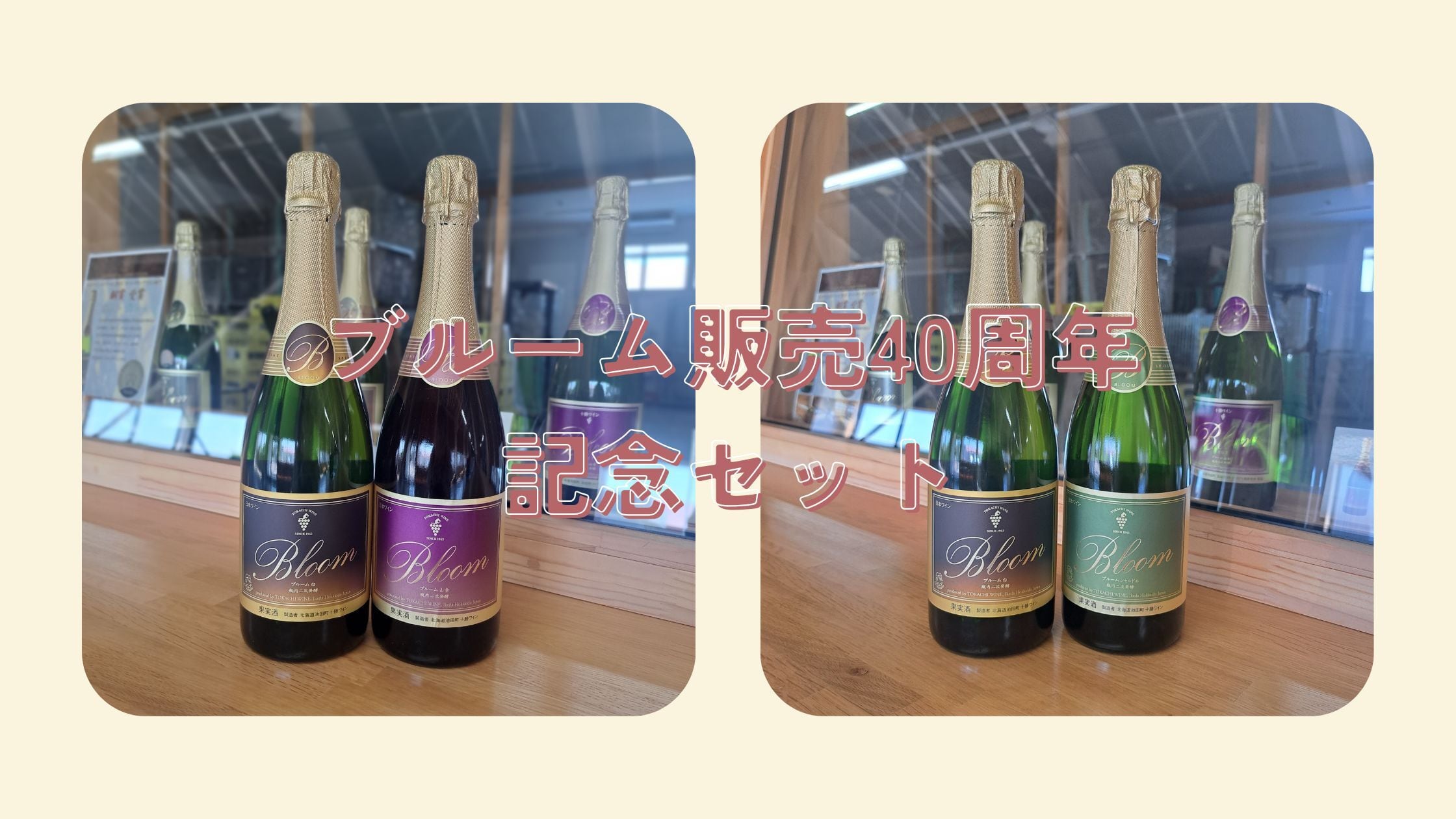 【Check】ブルーム40周年記念セット販売中🥂