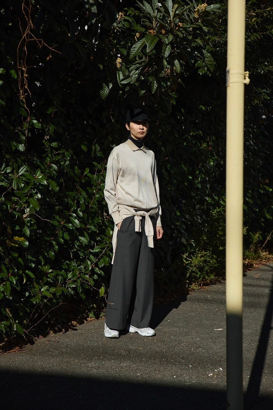 週末SALE！IKITSUKE TOKYO ホワイトデニムパンツ 日本製》ホワイトデニムパンツ(フルレングスパンツ) | MICHEL