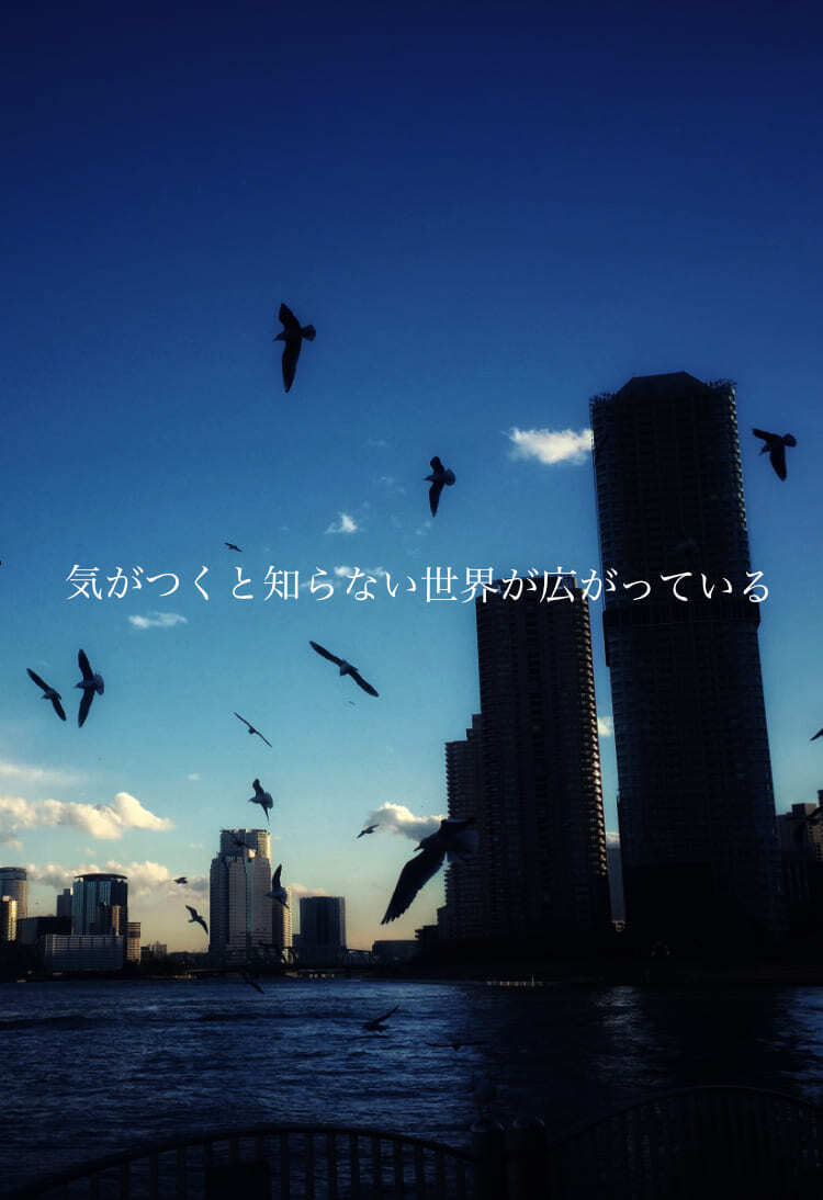 気がつくと知らない世界が広がっている