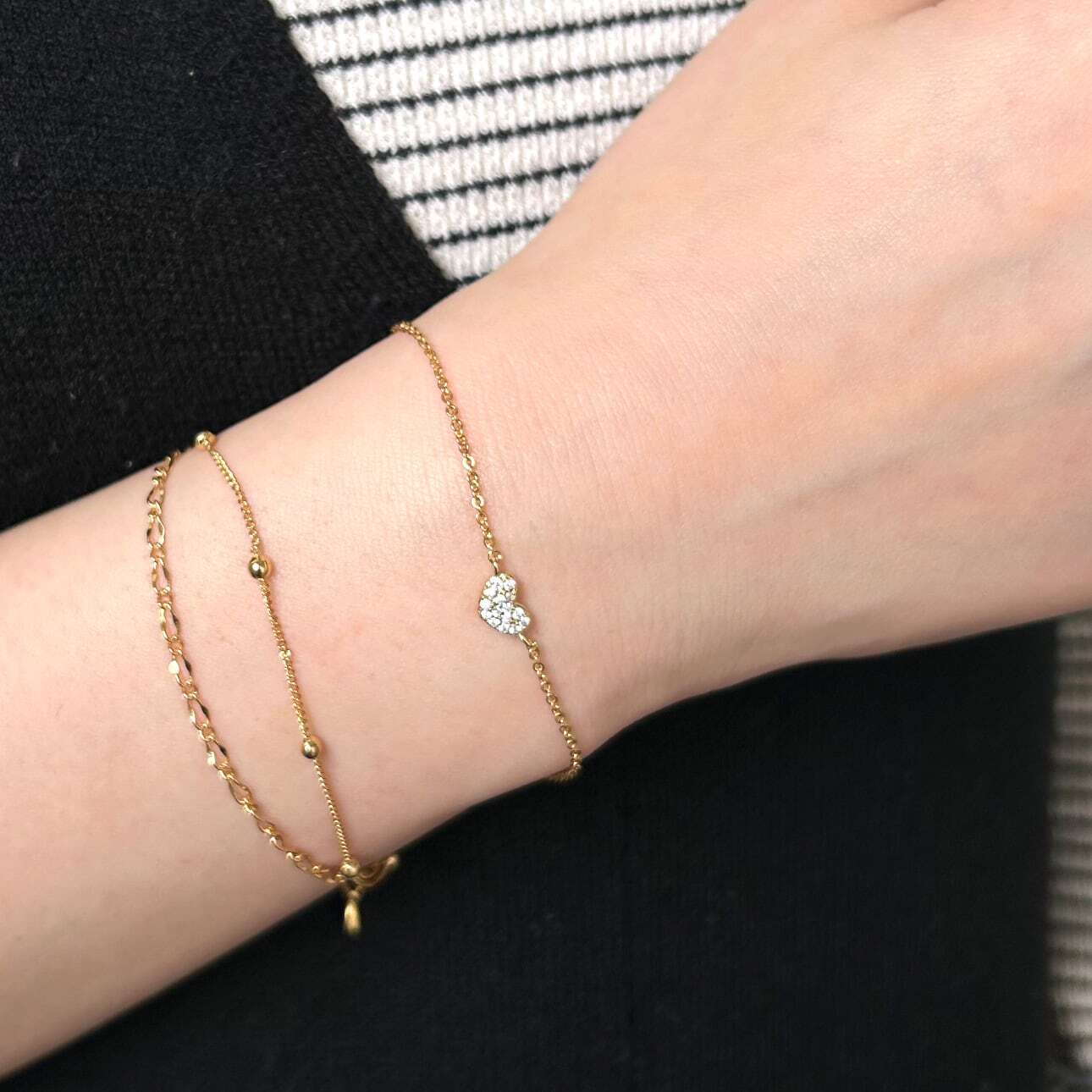 ブレスレット：パヴェハート