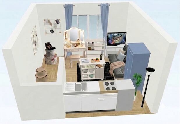 interiorCode:1人暮らしのレイアウト事典「レイアウトと照明を制する者は1人暮らしを制す」