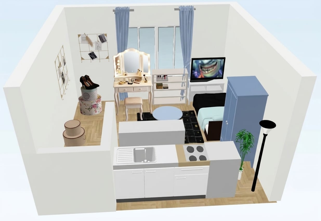 interiorCode：1人暮らしのレイアウト事典「レイアウトと照明を制する者は1人暮らしを制す」