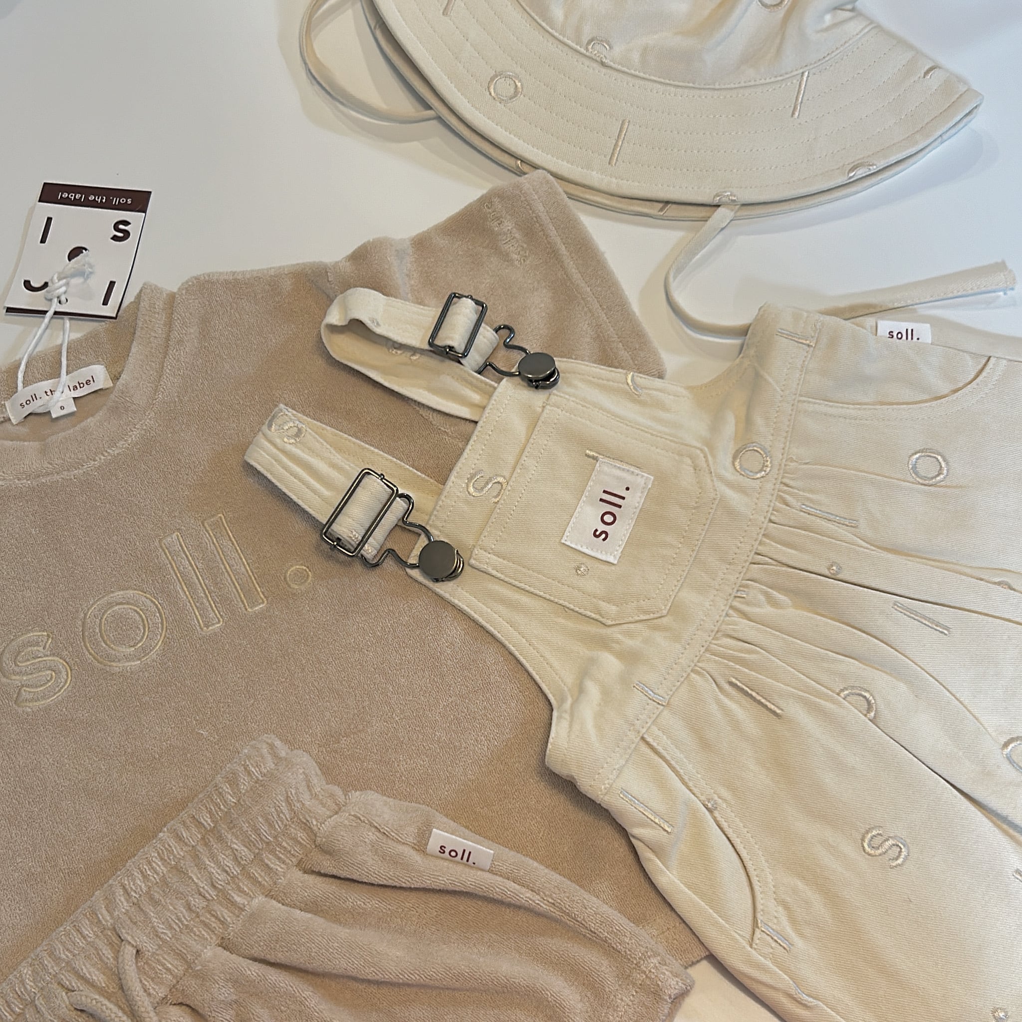 soll.the label セットアップ soll. the label charcoal セットアップ