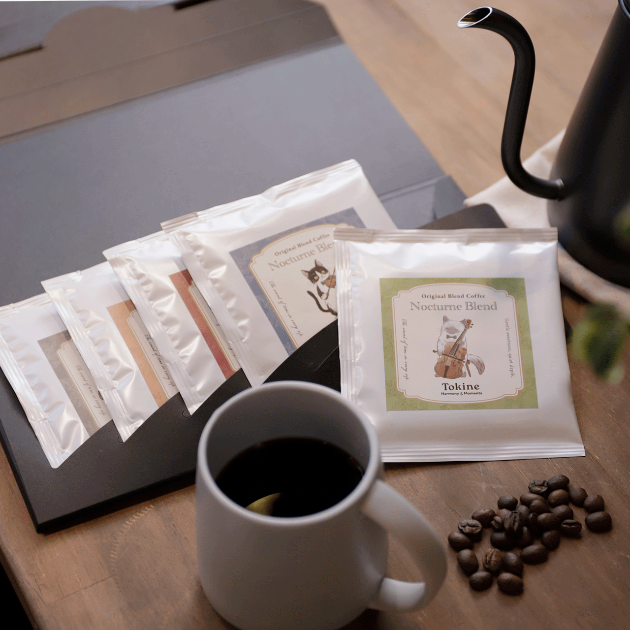 TOKINE コーヒーバッグ │ ディップ式・5袋ギフト