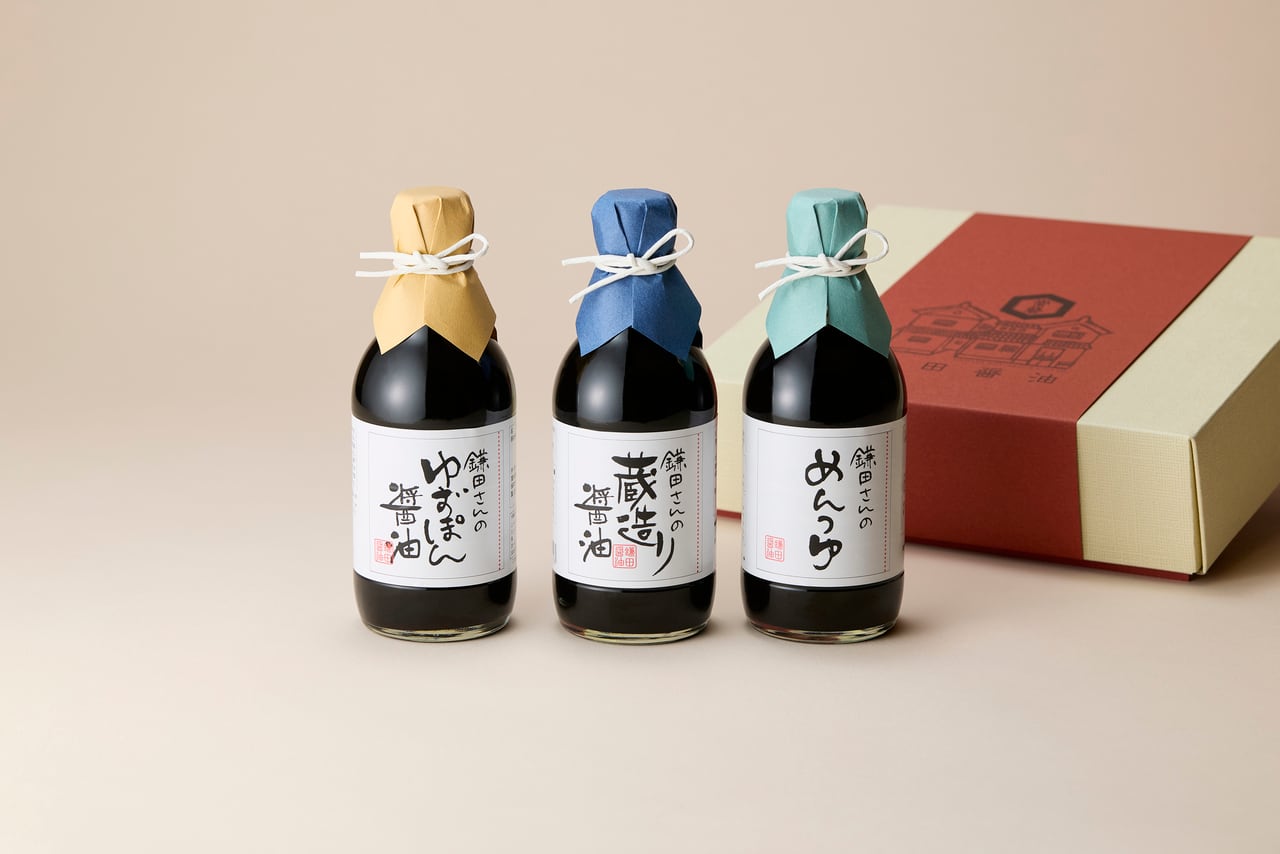 鎌田さんの醤油つゆ３本セット