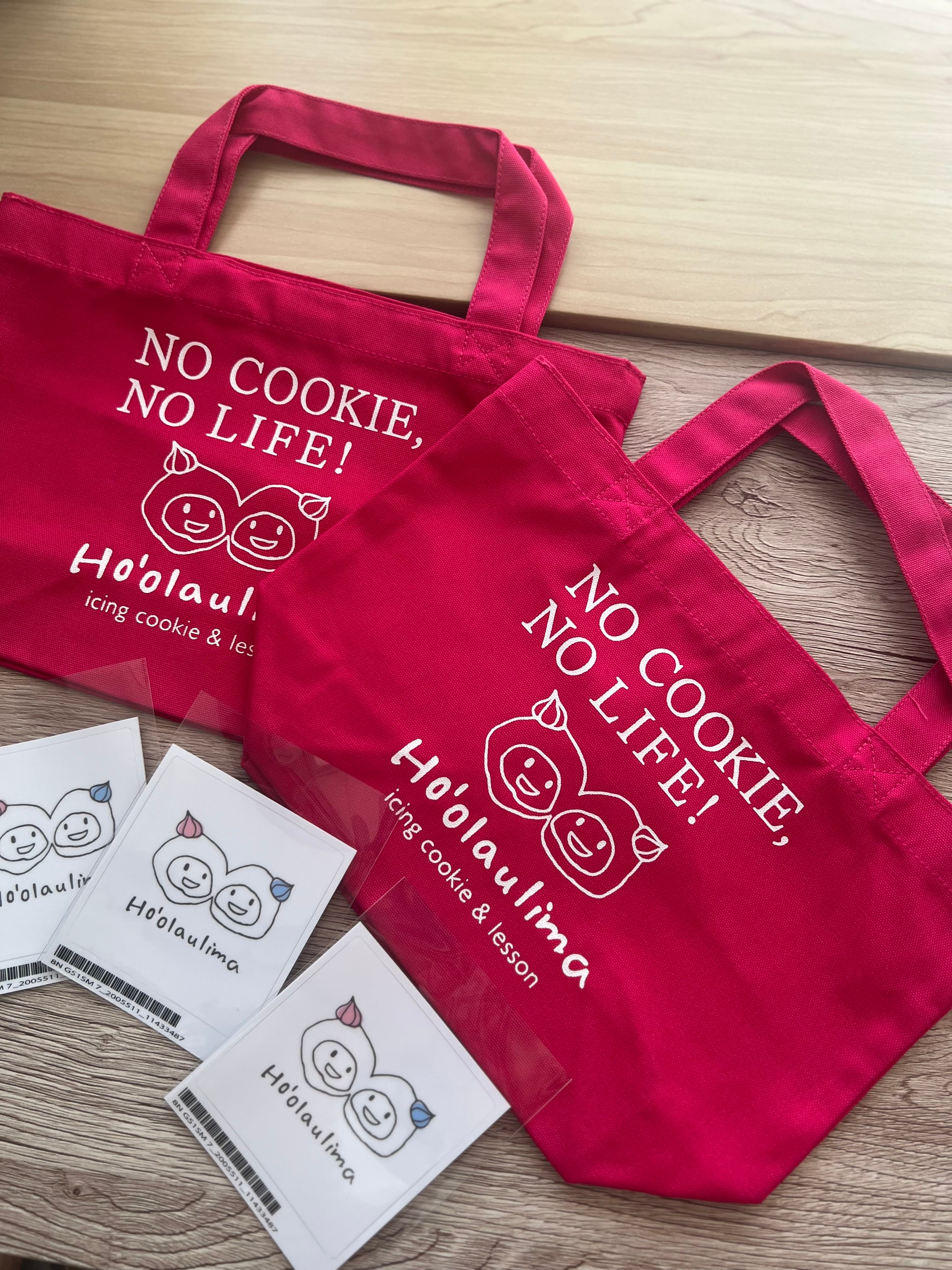 Ho'olaulimaショップカードノベルティ
オリジナルステッカー&トートバッグ