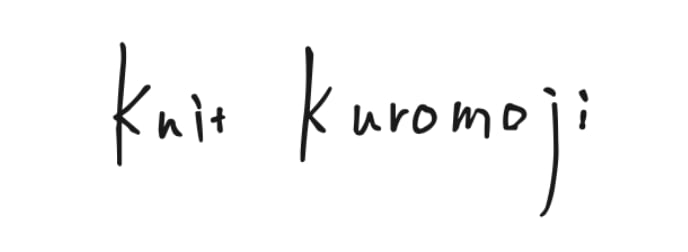 knit kuromoji