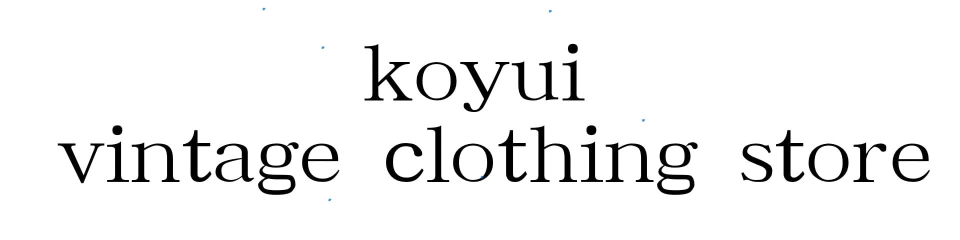 古結 - koyui vintage clothing store -