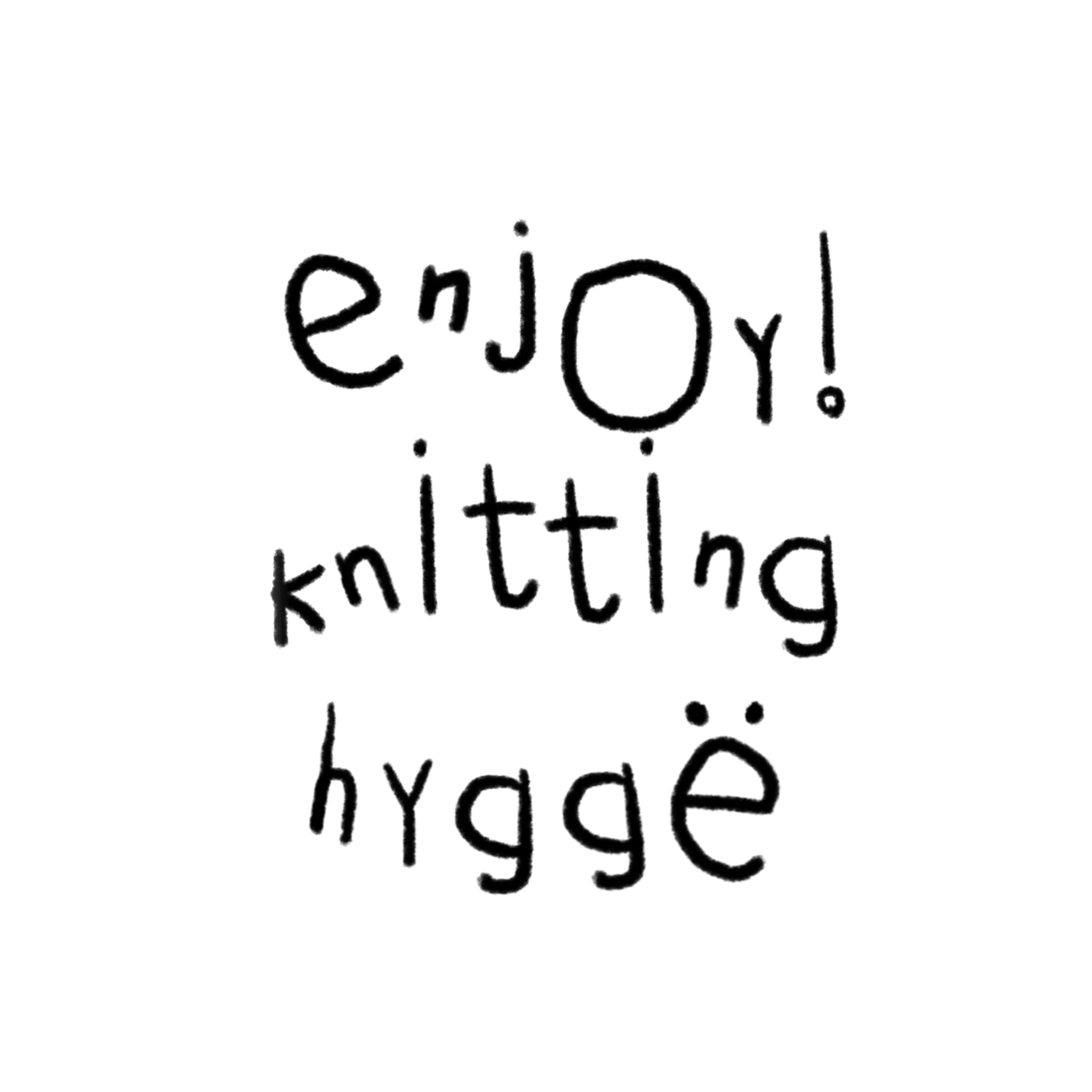 enjoy! knitting hygge