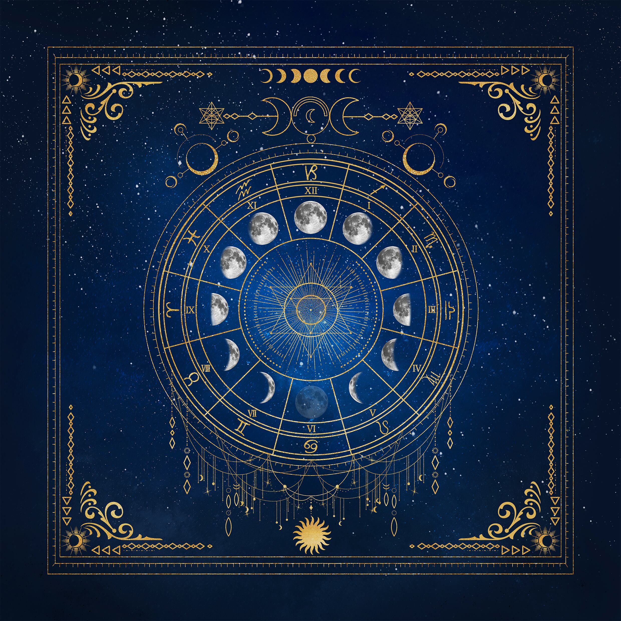 星・月・天体など幻想的な世界を表現したグラフィックをオリジナルのファンタジー雑貨に落とし込んで作品製作をしています🌕🌟✨