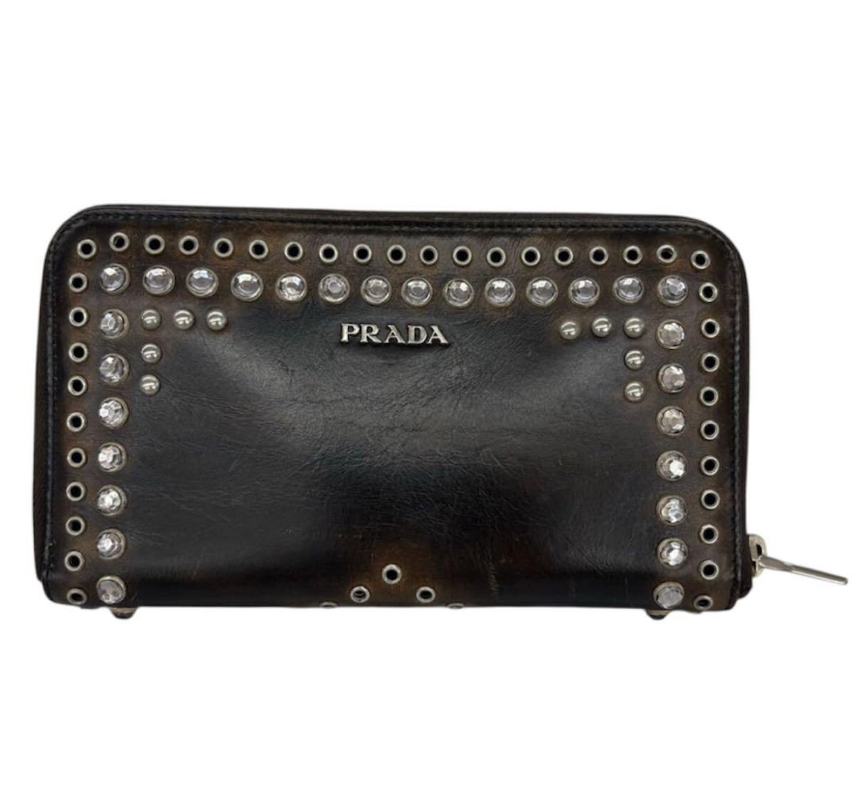 PRADA ラウンドジップ 長財布