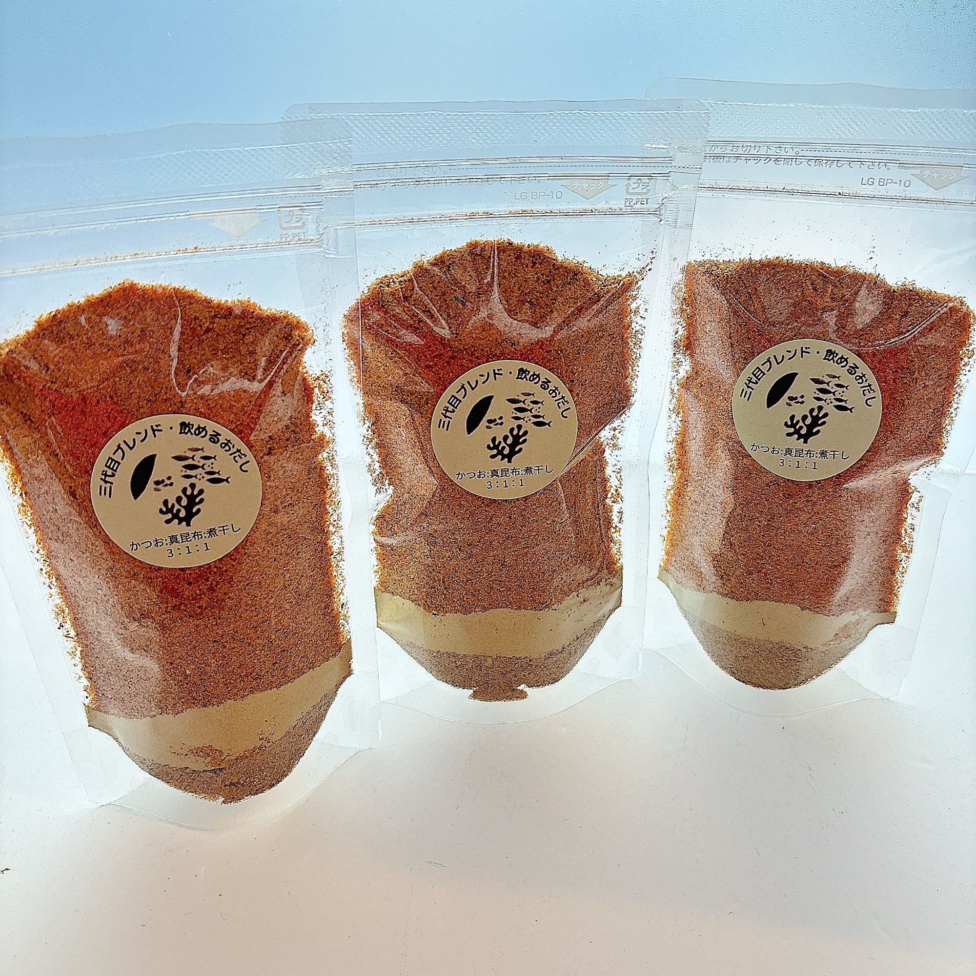 （塩不使用）三代目ブレンド・飲めるおだし30回分 x 3個セット