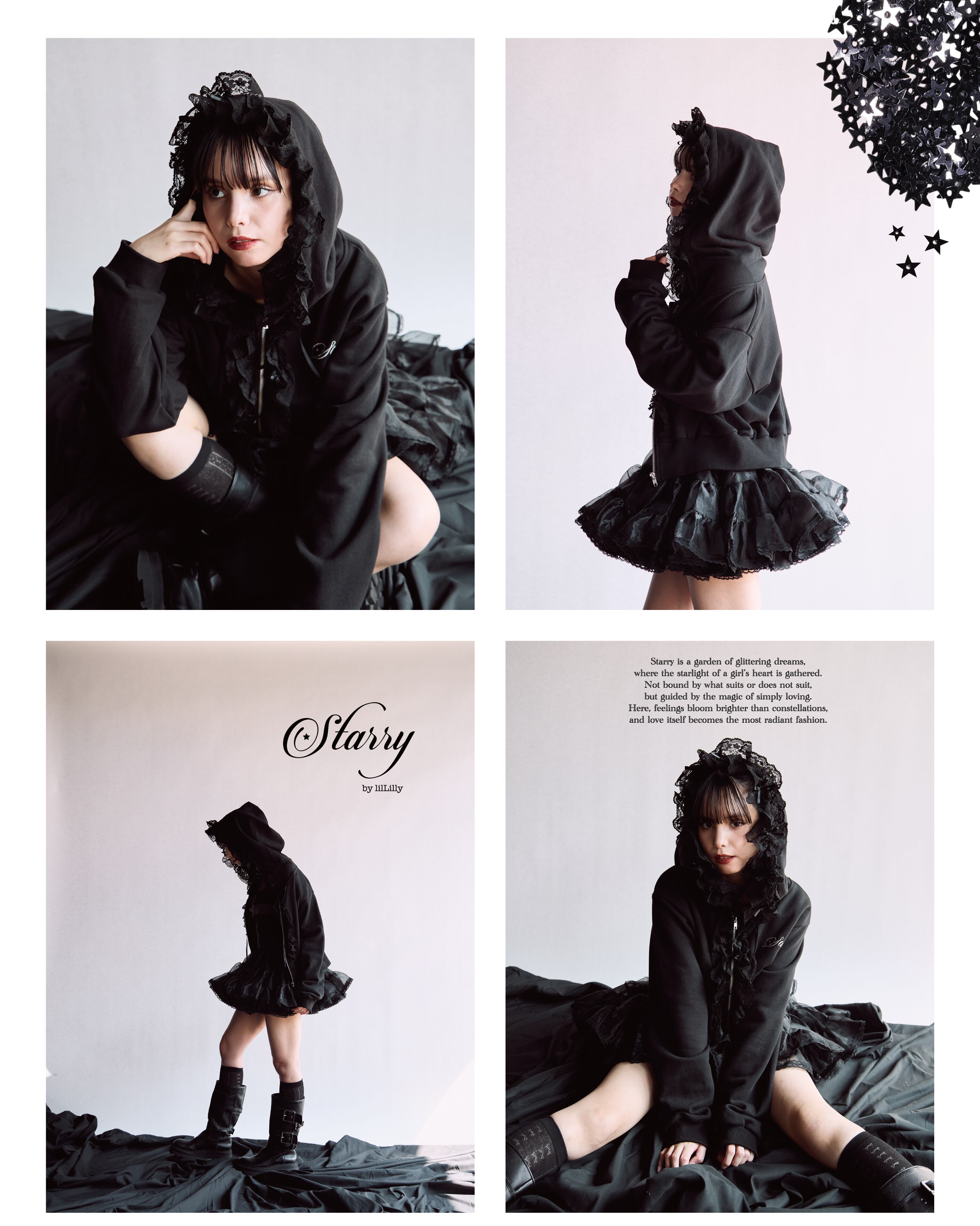 lilLilly オフショルフーディートップス lilLilly オフショルフーディートップス lilLilly オフショル