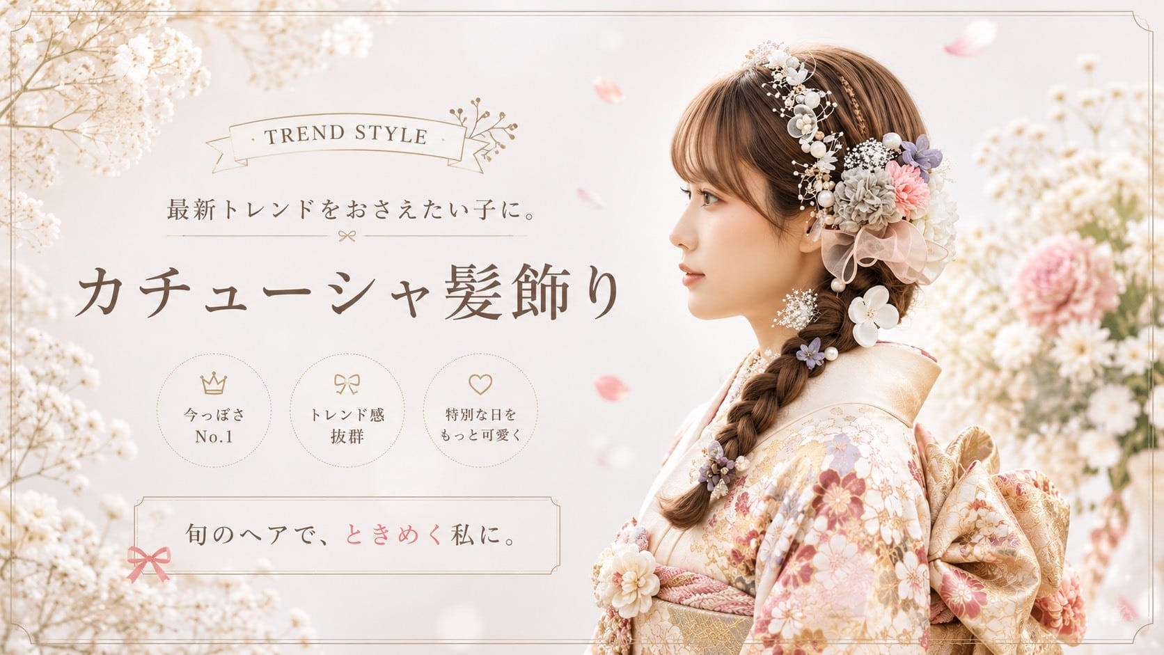 カチューシャ髪飾り | Lomeri (ロメリ) お花のヘアアクセサリー専門店