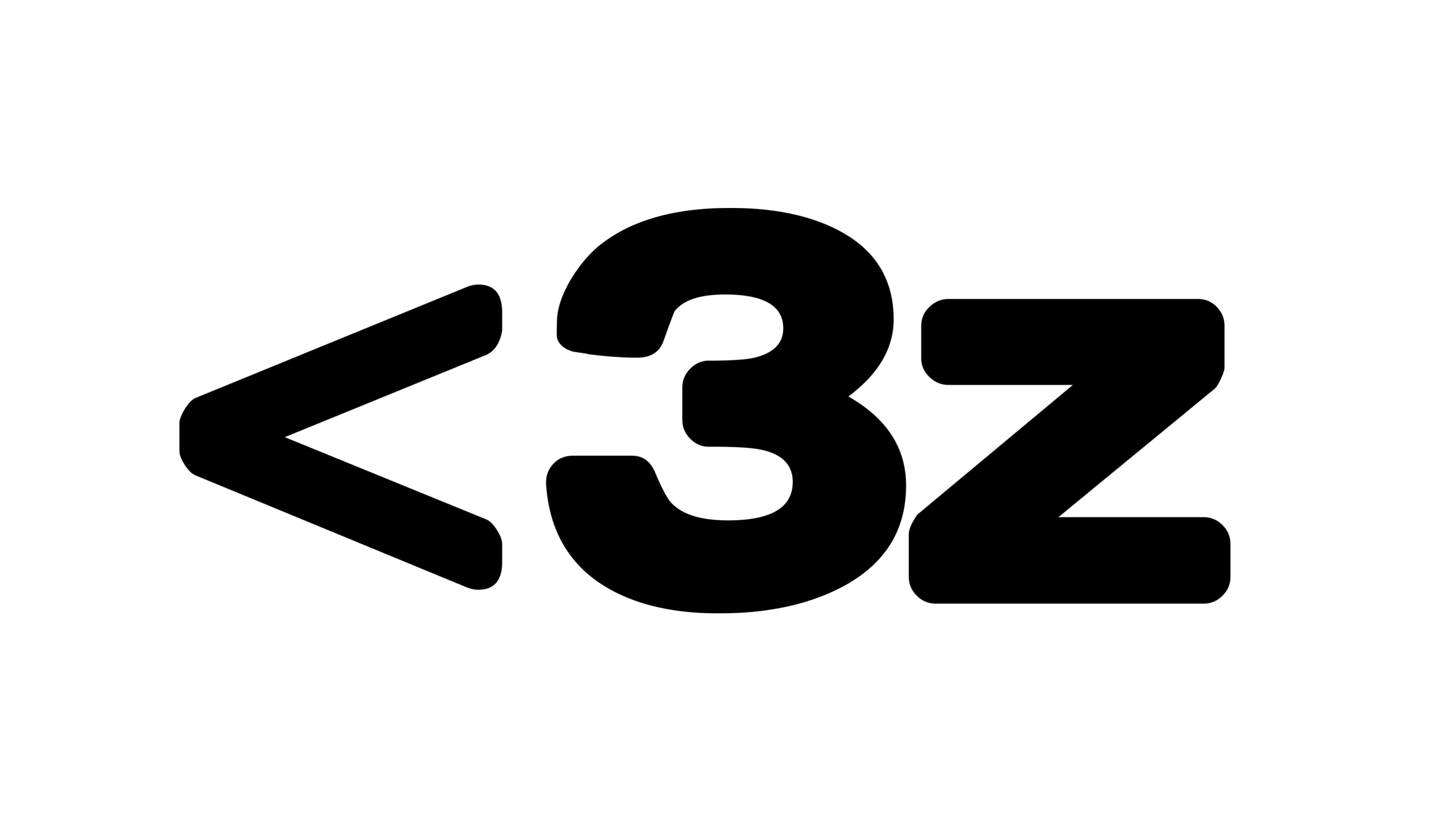 <3z