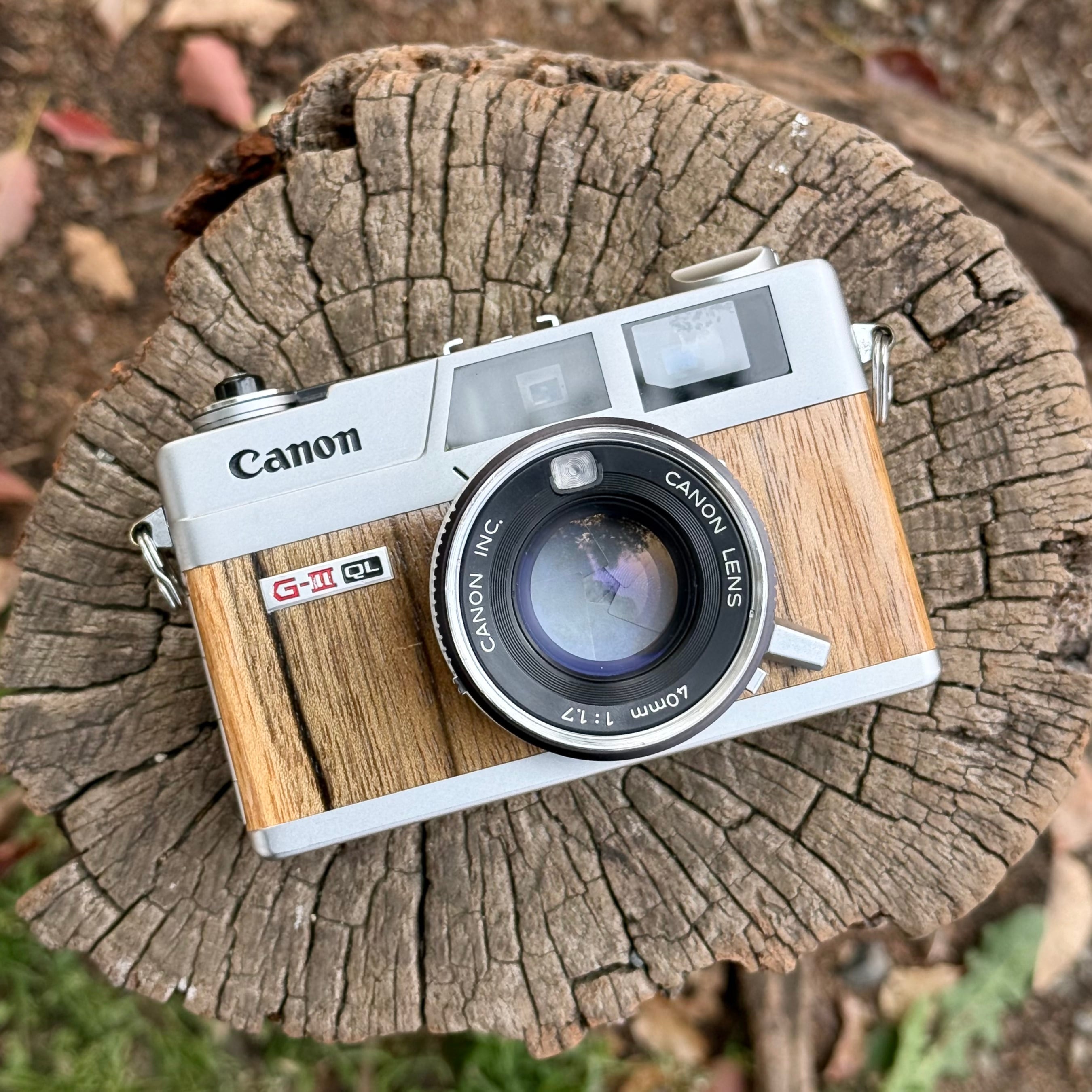 【最近SNSで話題になったあのカメラ！】ウォルナット CANON CANONET QL17 

