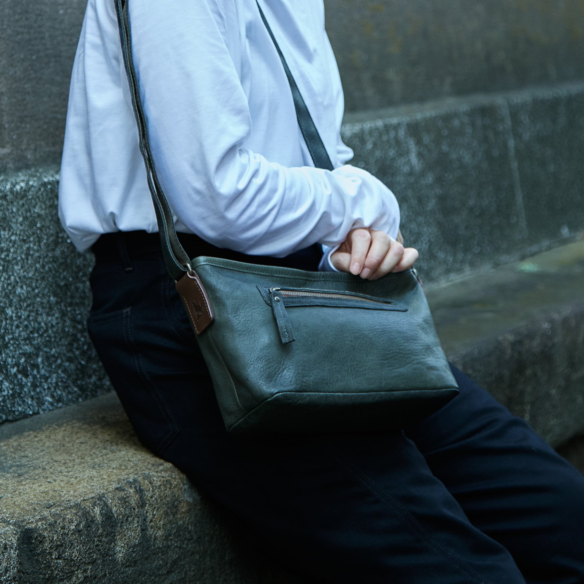 エゾシカショルダー（ヴィンテージワックス）