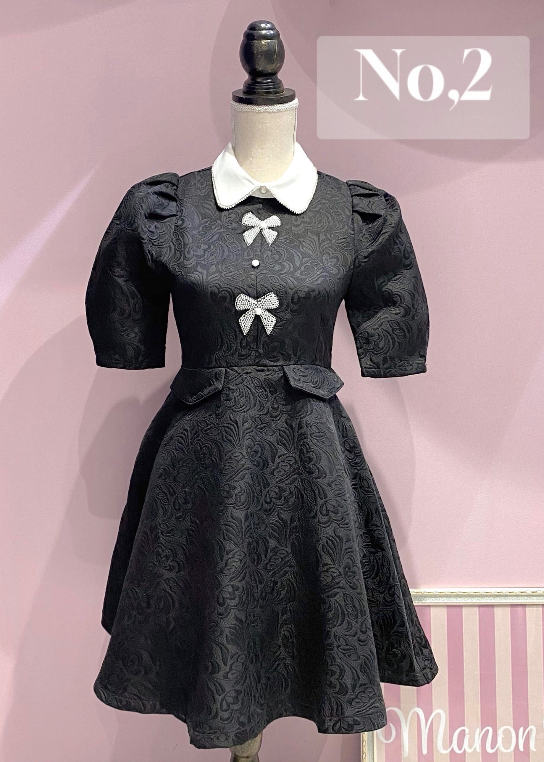 ManonTokyo Bijou Collar Classical ワンピース ♡ 𝑃𝑖𝑛𝑘 𝑐𝑜𝑙𝑙𝑒𝑐𝑡𝑖𝑜𝑛 ♡ 王道ガーリーなピンク