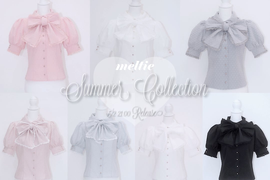 Meltie トップス ホワイト ブラウス Meltie トップス ホワイト ブラウス