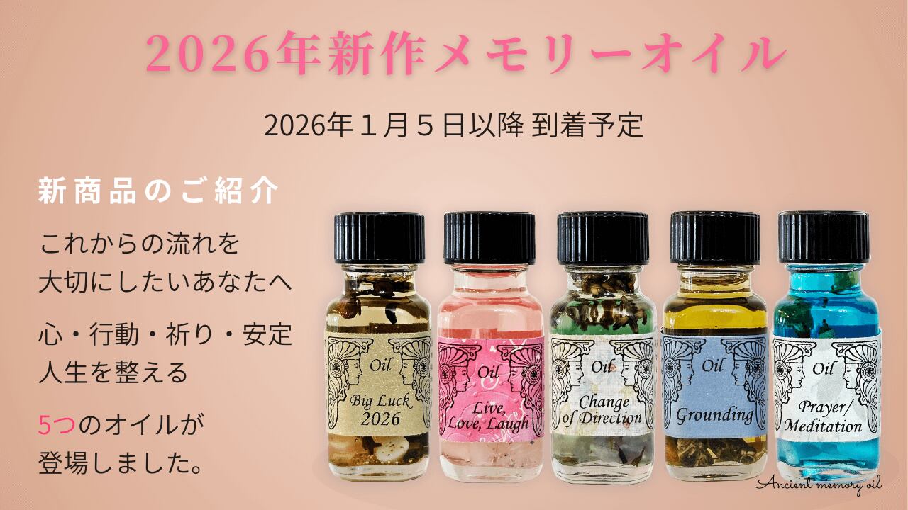アンシェントメモリーオイル 13本セット➕おまけ（写真5枚目） アンシェントメモリーオイル新作！ – SEY-GEE-HEE