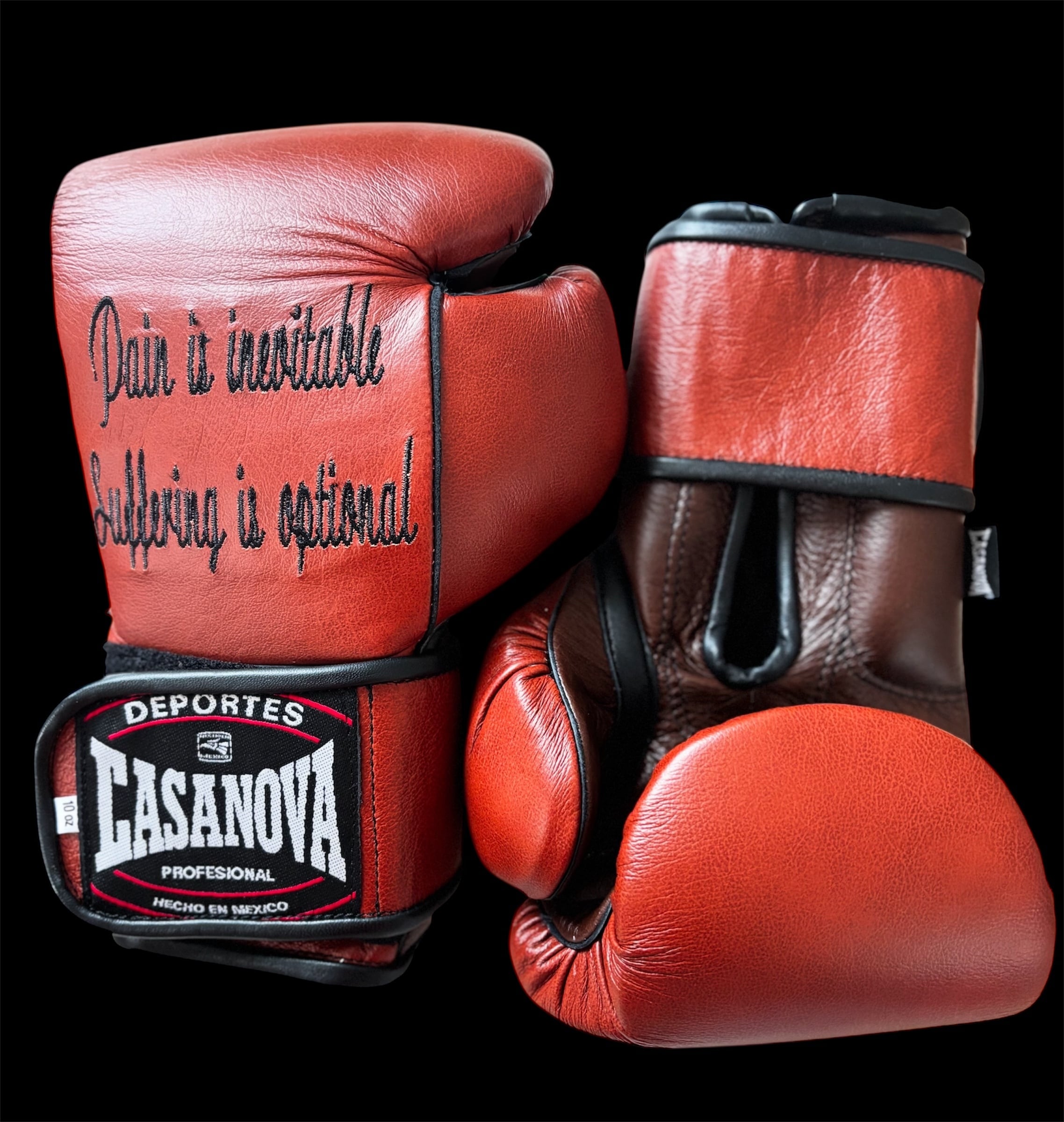 ★CASANOVA 14oz ボクシンググローブ★メタル赤×金★ 伝説のボクシングブランドCASANOVA