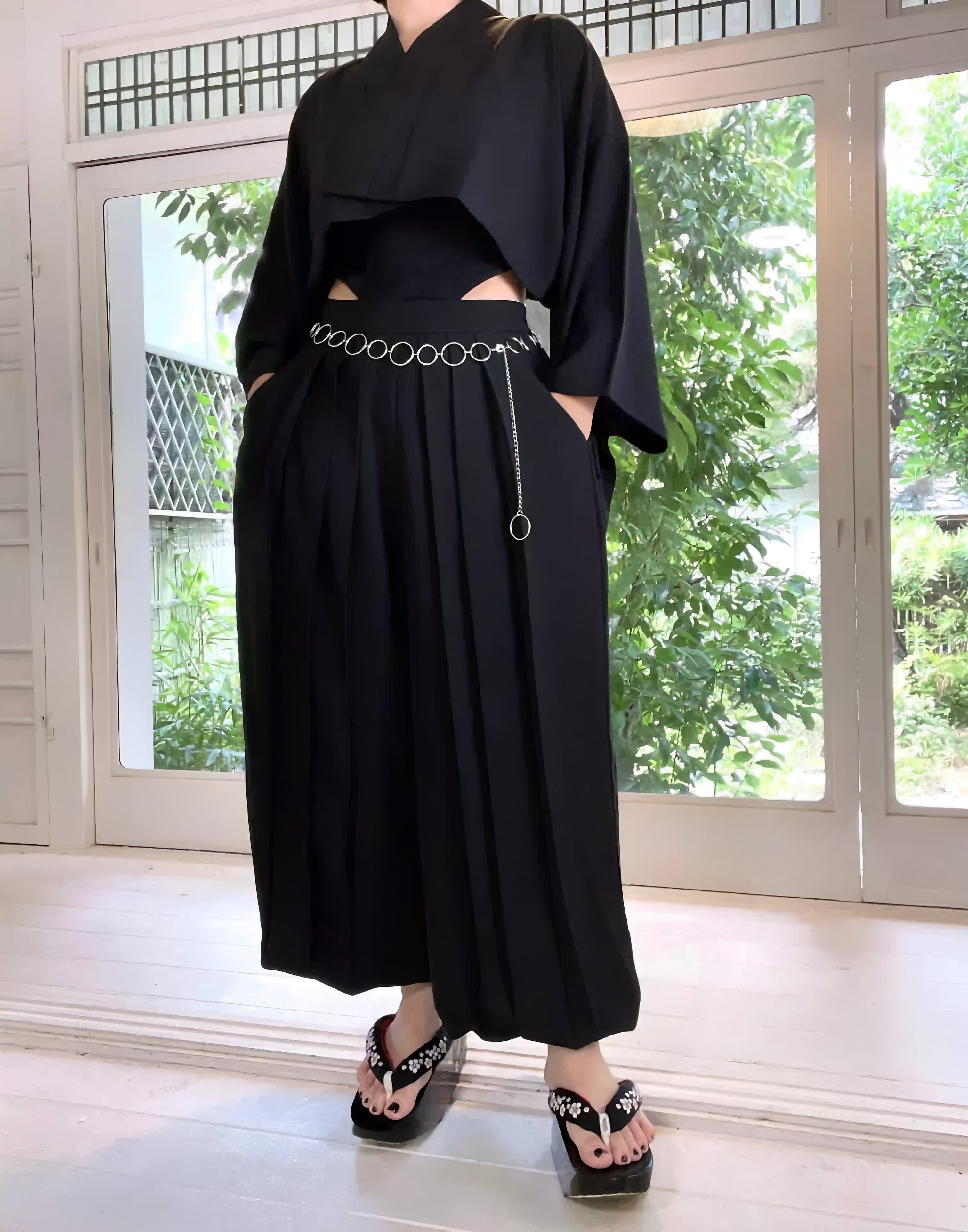未使用品 MISAMARU ショート丈着物 ブルー ショート丈の羽織 アイスブルー | MISAMARU