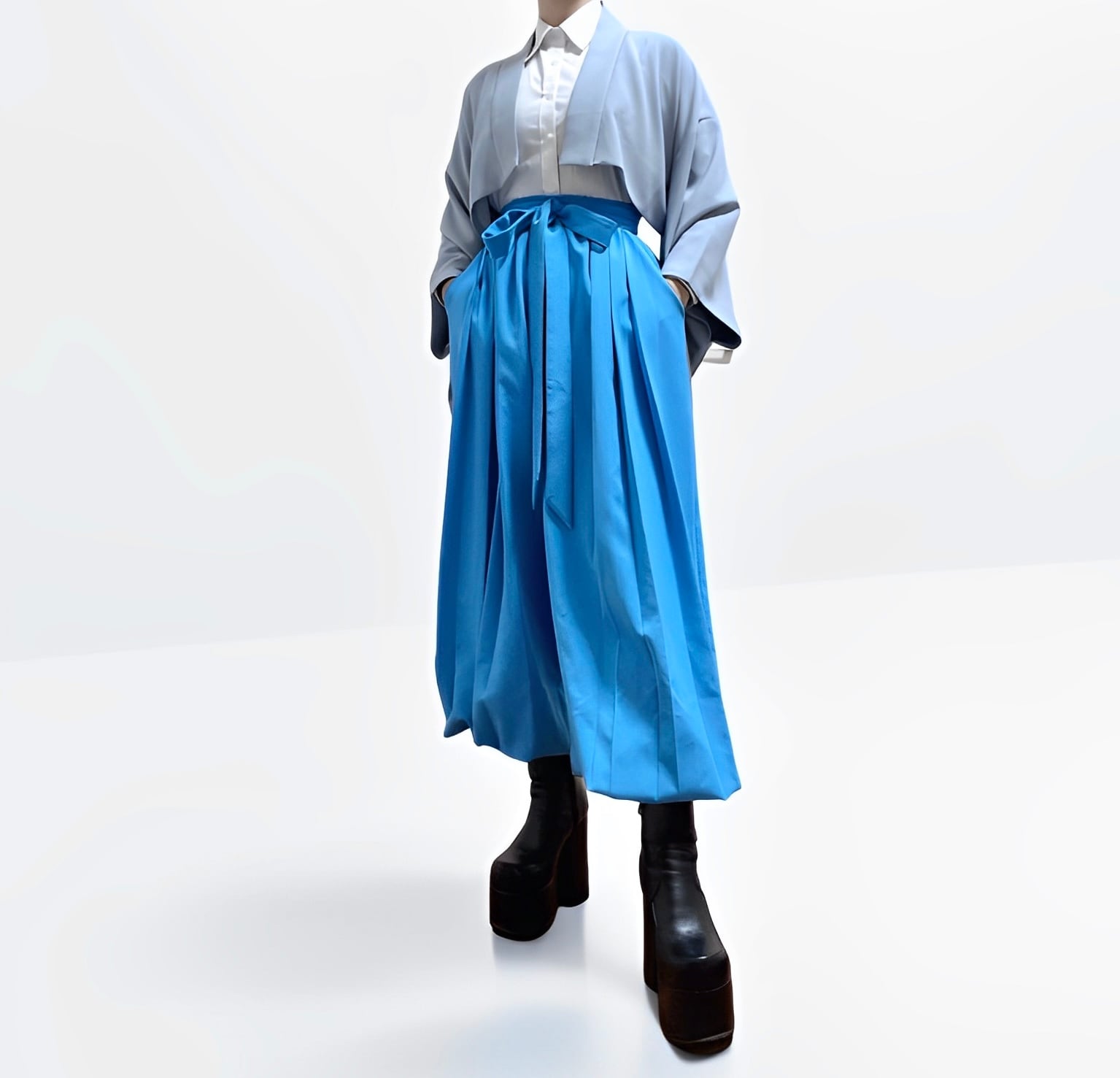 エルサ♡羽織袴 ショート丈の羽織×袴スカート | MISAMARU