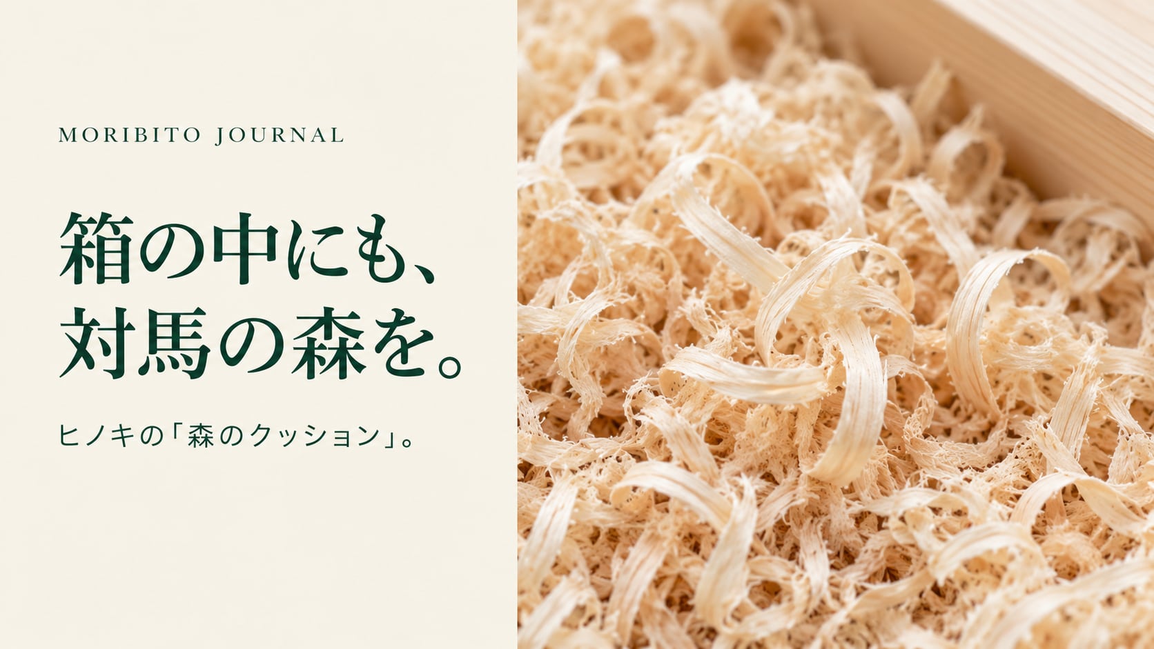 緩衝材「森のクッション」について