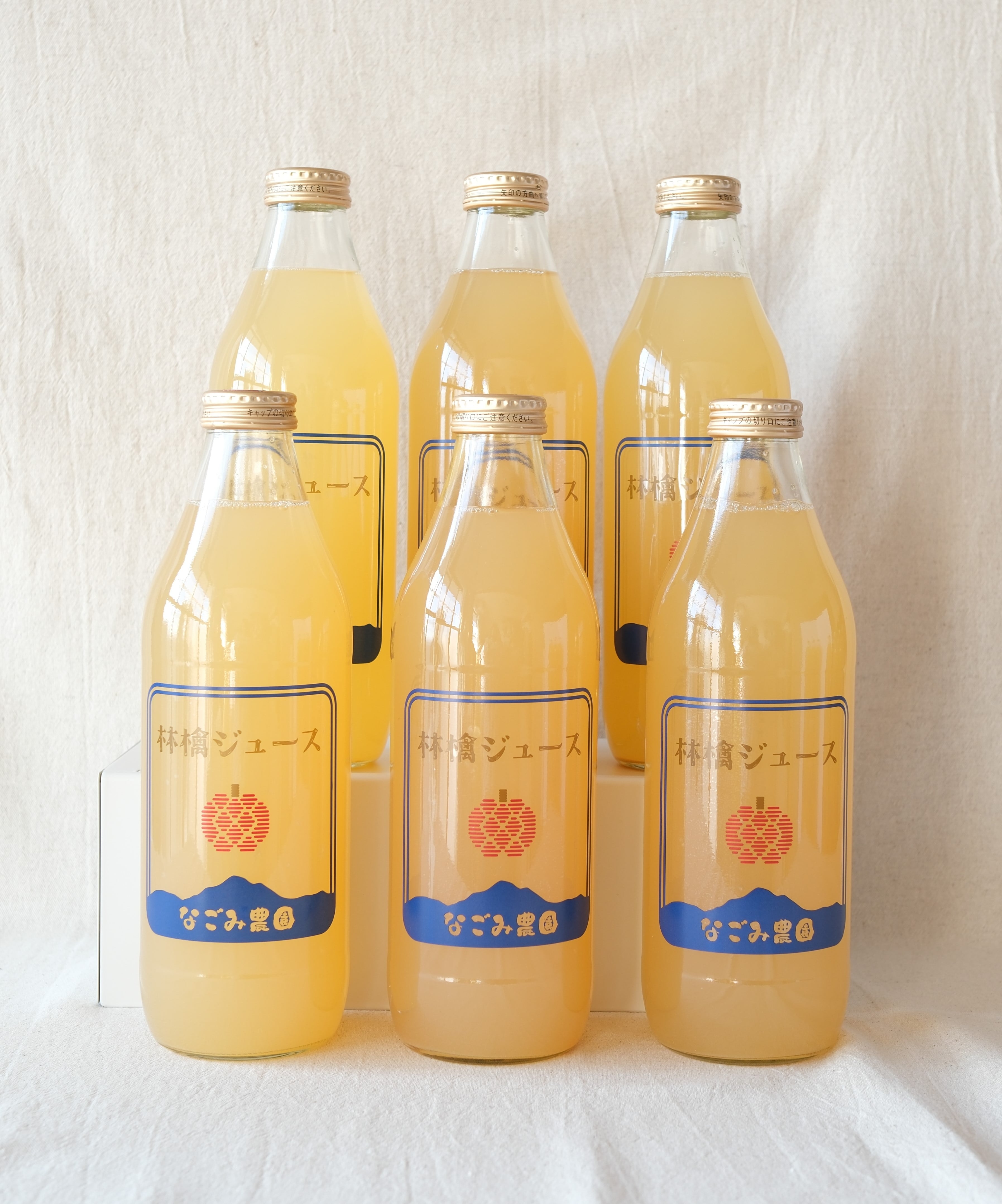 林檎ジュース<br>
１L瓶×6本セット