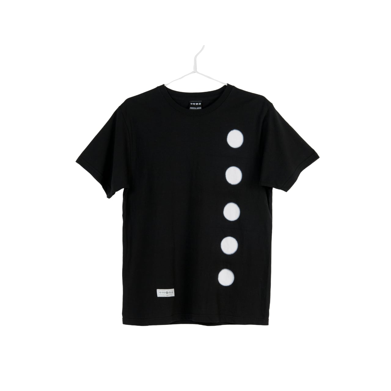 黒紋付染めTshirt 「黒紋 -くろもん-(Black crest)」
