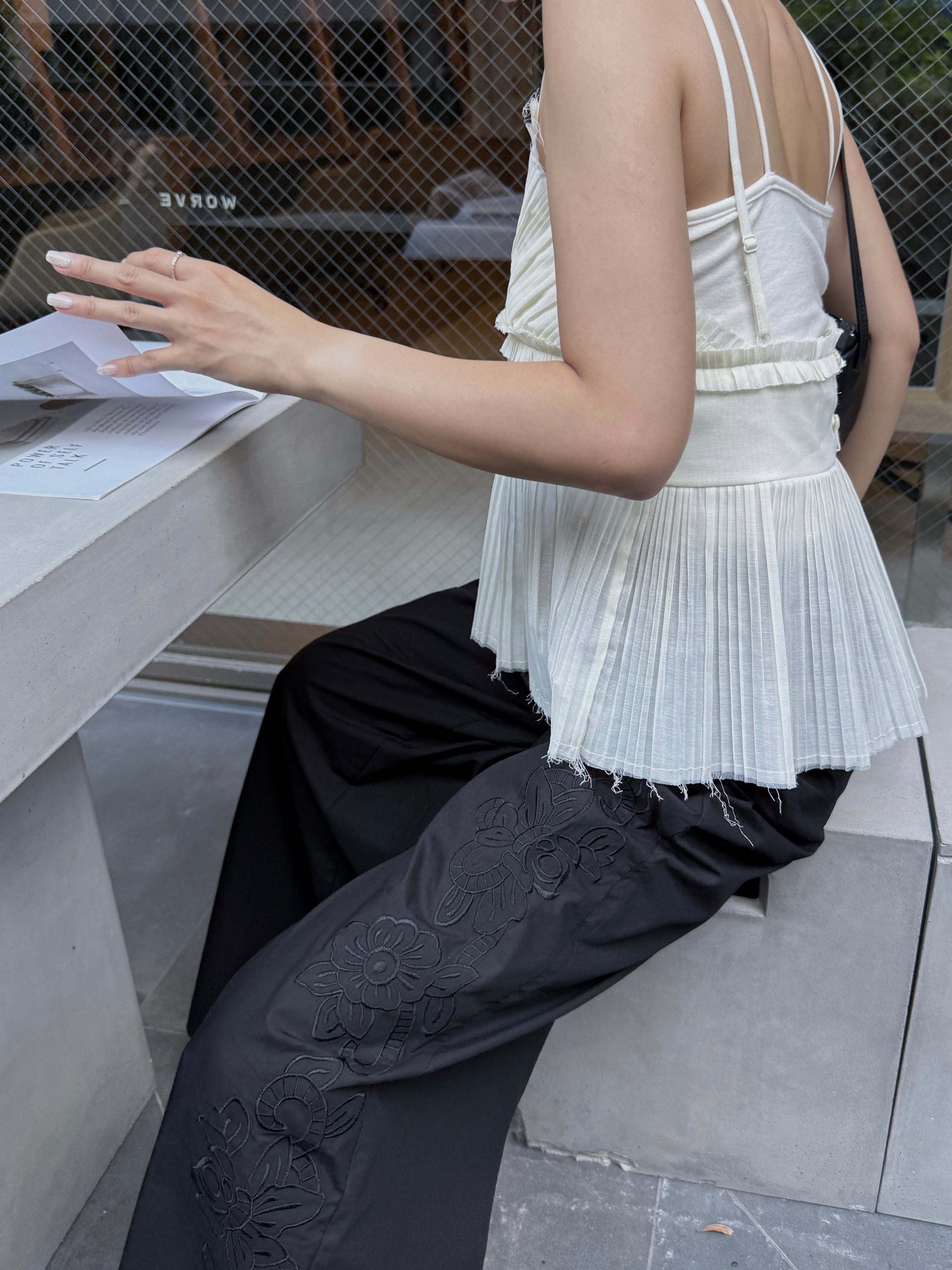 ワンピース nananamoe lace bustier docking shirts OP nananamoe lace bustier docking shirts OP - メルカリ