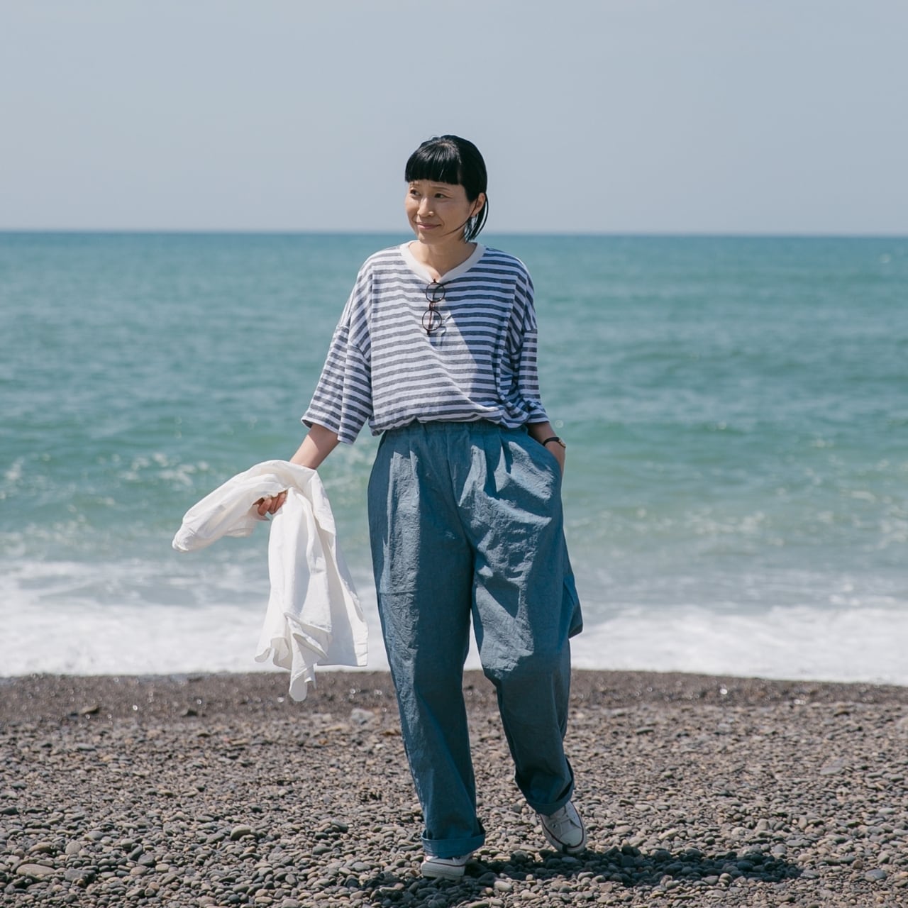 MUYA　セミワイドパンツ